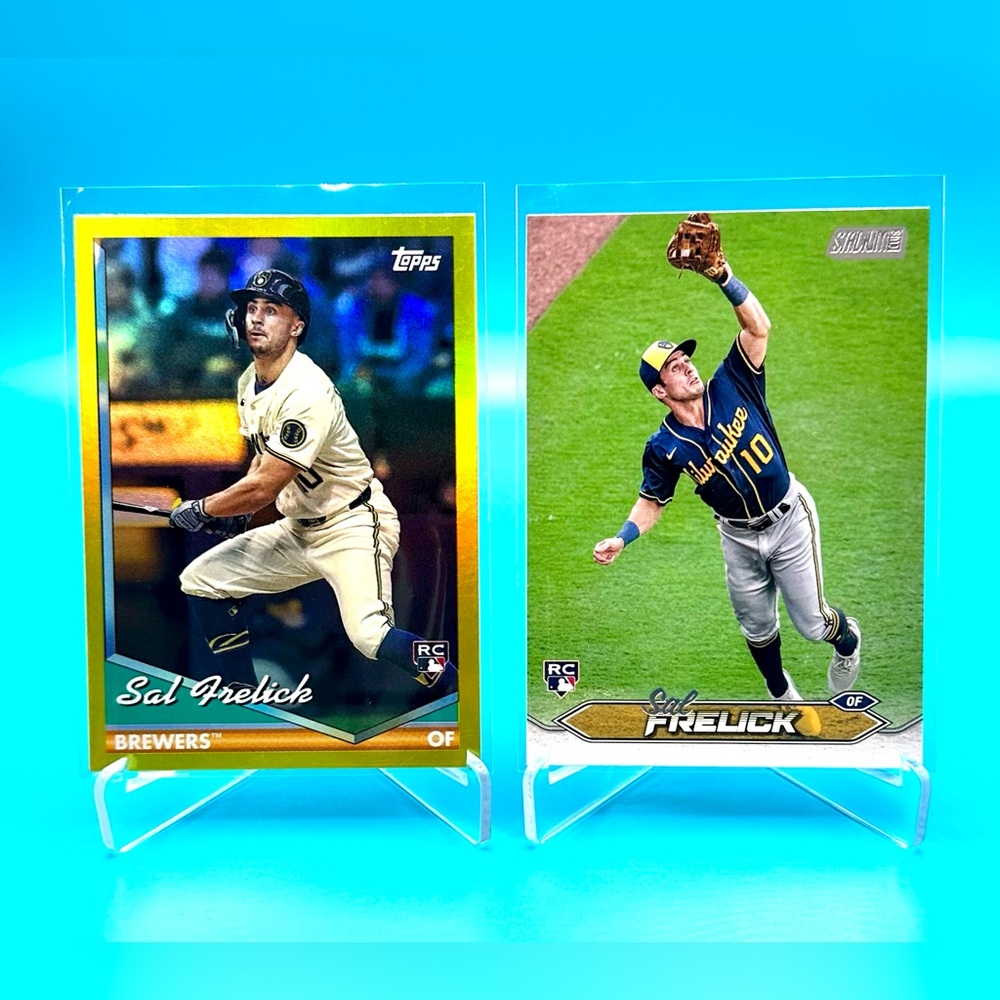 🔥Sal Frelick Rookie Lot! 😮 Gold Topps Rookie Foil + Topps Stadium Club Rookie!